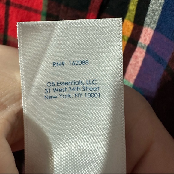 CHAPS heavy weight plaid button up shirt gorgeous plaid rich colours - Picture 5 of 12